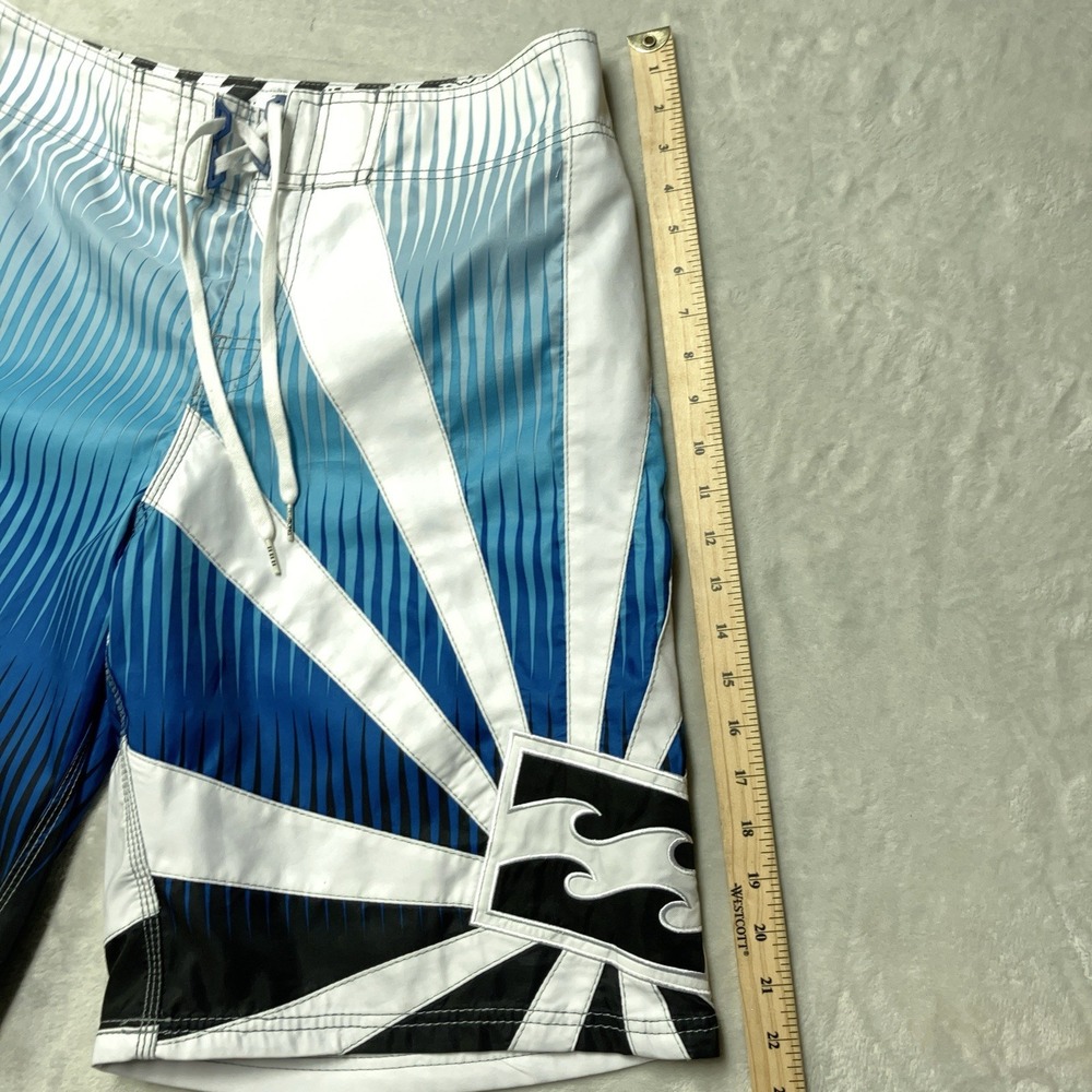 Billabong Board Rising Sun Board Shorts Andy Irons w/ BOTTLE OPENER Mens 34 - Picture 6 of 9